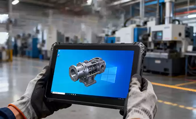 Tablet robusto: l'assistente principale per la produzione intelligente