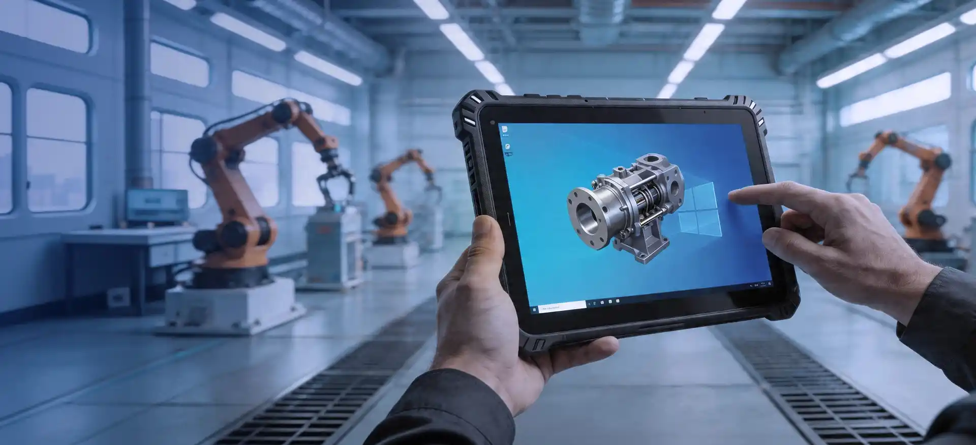 Tablet rinforzato Windows da 10,1 pollici: